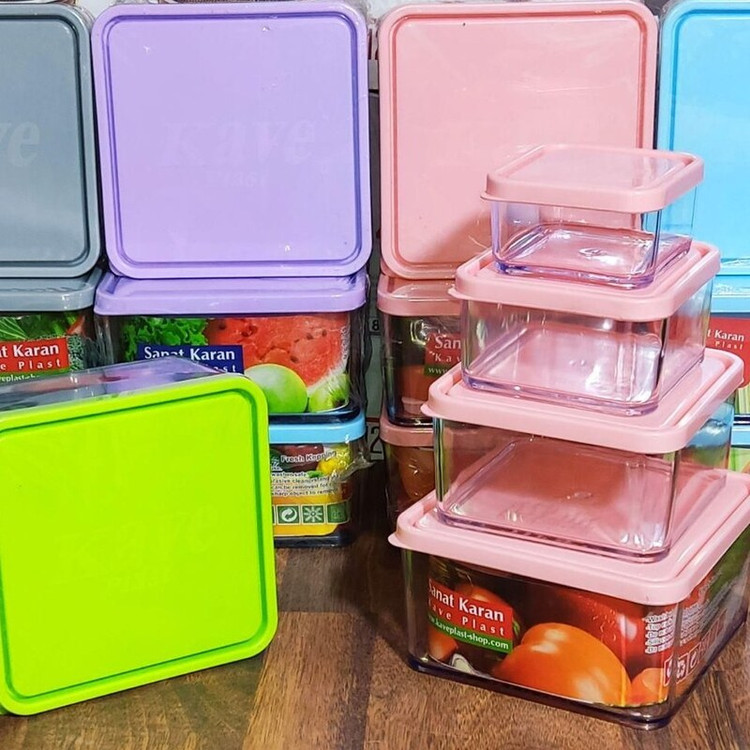 خرید ظرف نگهدارنده غذا و میوه 8 پارچه