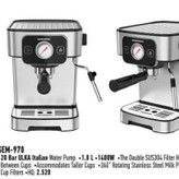 Gasonic espresso maker, code 970, new steel body, home appliances, homzi.ir