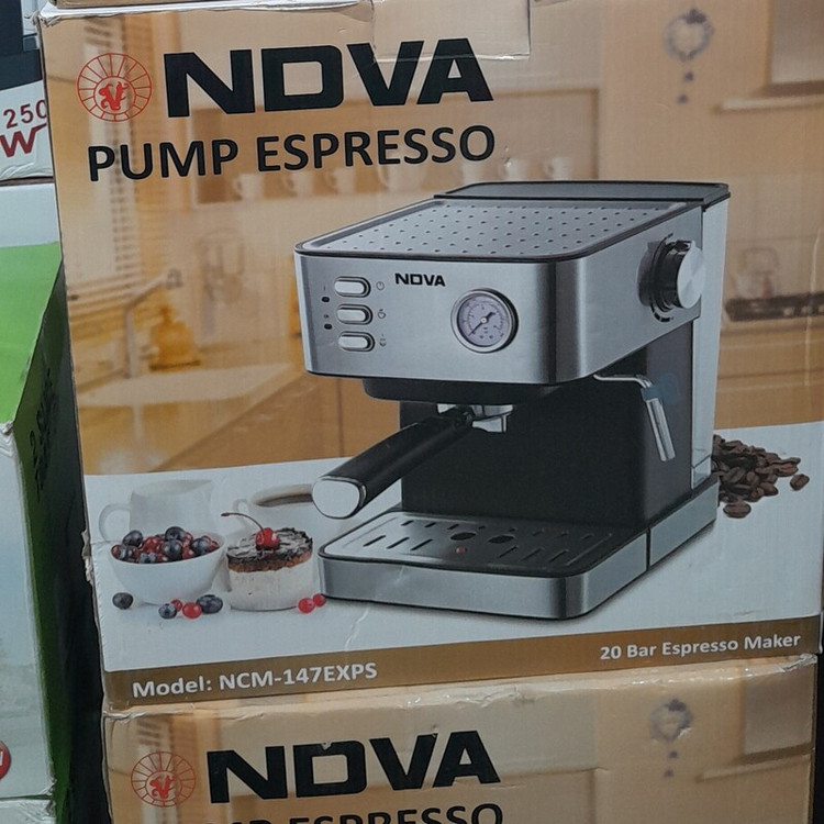 خرید بهترین اسپرسو ساز نوا درجه دار قهوه ساز ndva 147 لوازم خانگی homzy.ir