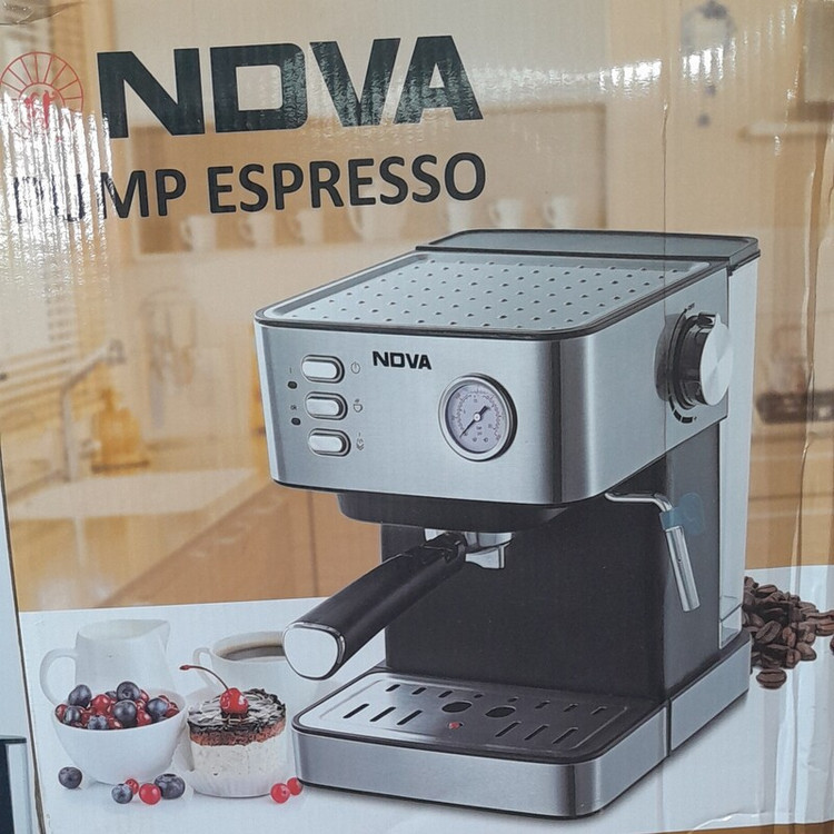 بهترین مارک اسپرسو ساز نوا درجه دار قهوه ساز ndva 147 لوازم خانگی homzy.ir