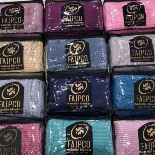 پتوی دو نفره اعلا در بیش از 12 رنگ بسیار گرم ونرم پتو مسافرتی فایپکو مدل کاملیا دونفره ژله ای