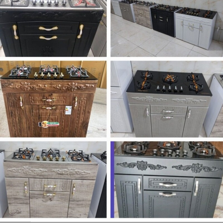 ارزانترین کابینت تک زیر اجاق گاز صفحه در طرح و رنگبندی مختلف