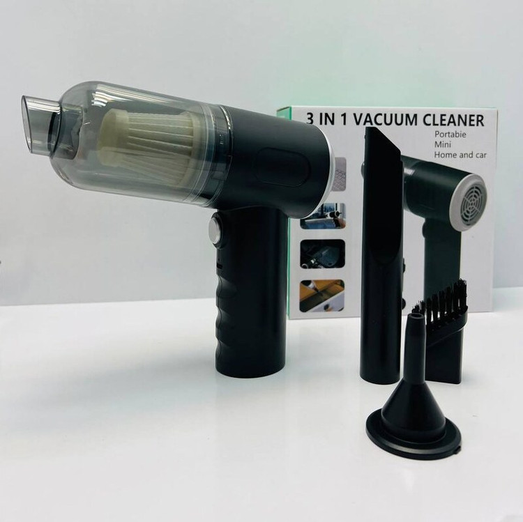 جارو شارژی مینی کیفیت مکش عالی دوکاره هم برای حالت مکنده و جمع کرد زبالاها و گرد خاک و حالت دمنده جهت تولید باد