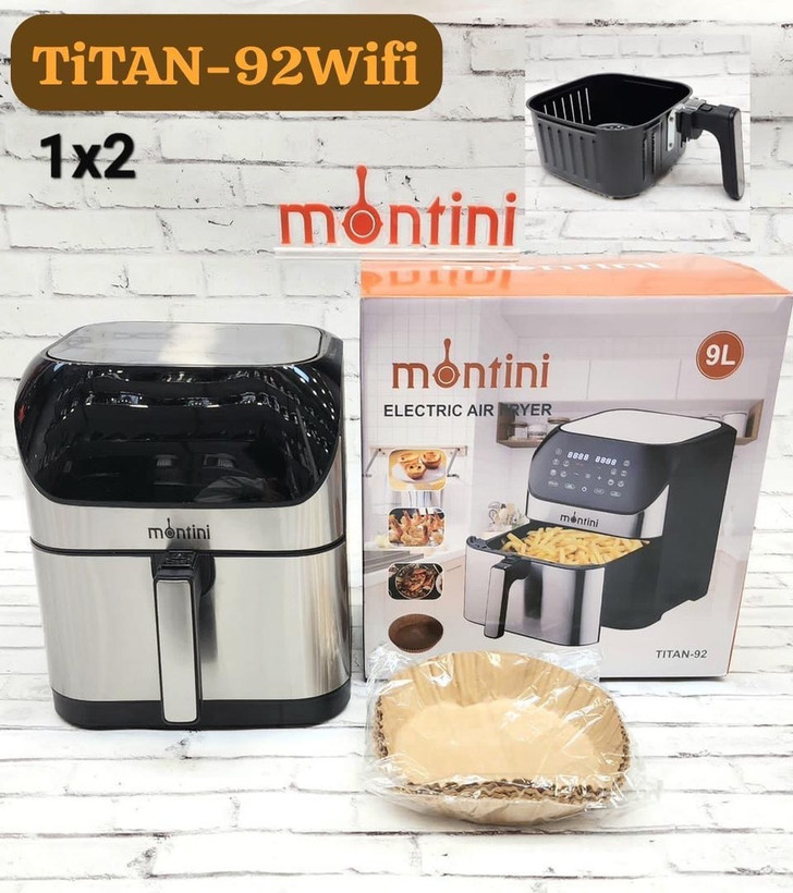خرید سرخ کن مونتینی  مدل تیتان  ۹لیتری  مجهز به وای فای