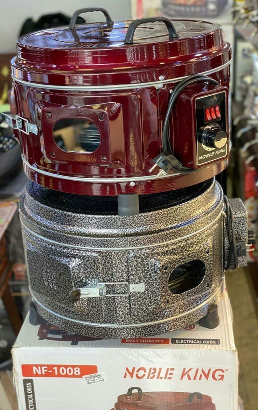 خرید بهترین فر تنوری نوبل کینگ اصلی با کیفیت عالی دارای یک سینی گرد و ترموستات المنت استیل