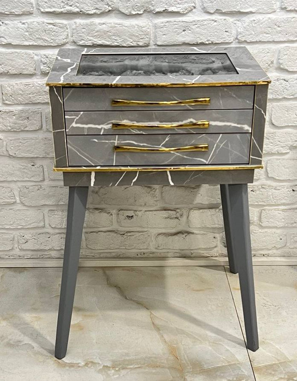 خرید و قیمت بهترین کنسول سه کشو طرح سنگ