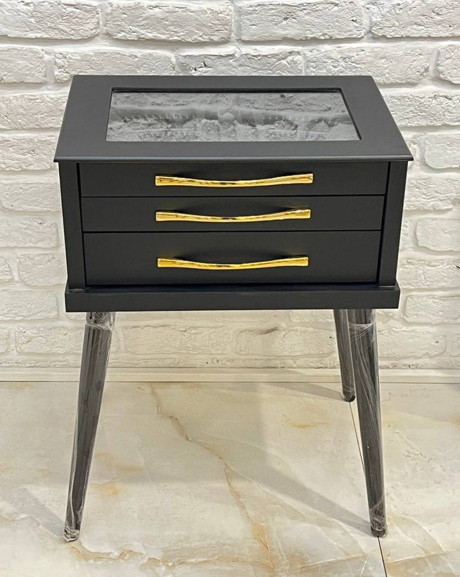 خرید و قیمت بهترین  کنسول سه کشو طرح سنگ