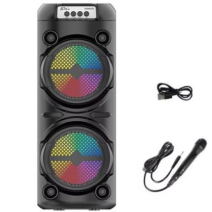 اسپیکر بلوتوثی ZQS 6223 دارای میکروفون سیمی و کابل شارژ 2در6/5