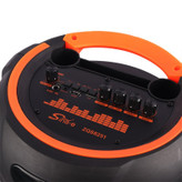 خرید و قیمت اسپیکر بلوتوثی ZQS 8251 دارای کابل شارژ میکروفون و ریموت کنترل 16 اینچی ارتفاع 85 سانت