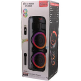 پرفروش ترین اسپیکر بلوتوثی ZQS 8251 دارای کابل شارژ میکروفون و ریموت کنترل 16 اینچی ارتفاع 85 سانت