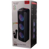 خرید و قیمت اسپیکر قابل حمل zqs-8303 دارای کابل شارژ میکروفون کنترل ریموت ارتفاع حدود 85 سانت