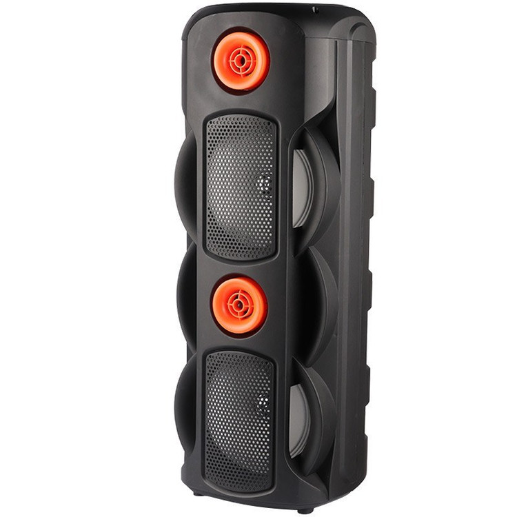 خرید و قیمت اسپیکر بلوتوثی رم و فلش خور Sing-E ZQS 8225 همراه کابل میکروفون و ریموت کنترل