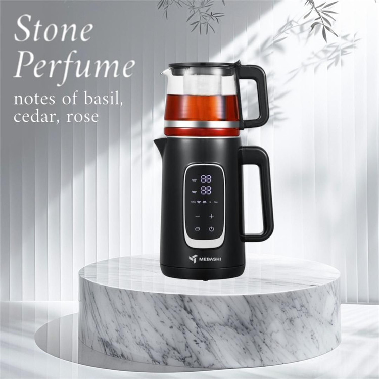 خرید چای ساز روهمی لمسی مباشی گرم نگه دارنده آب و شیر دارای دو منو