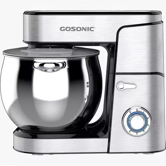 خرید وقیمت همزن برقی گوسونیک مدل GOSONIC GSM-912 شش سرعته 200 وات 12 لیتری استیل
