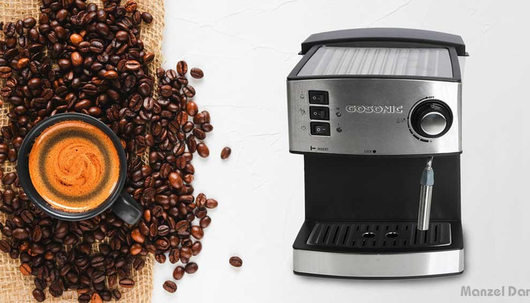 خرید وقیمت گاسونیک اسپرسو ساز استیل کد 867 20 بار