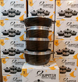 خرید سرویس قابلمه چدن ژوپیتر 7 پارچه قابلمه 28 24 20 و تابه 28 درجه یک