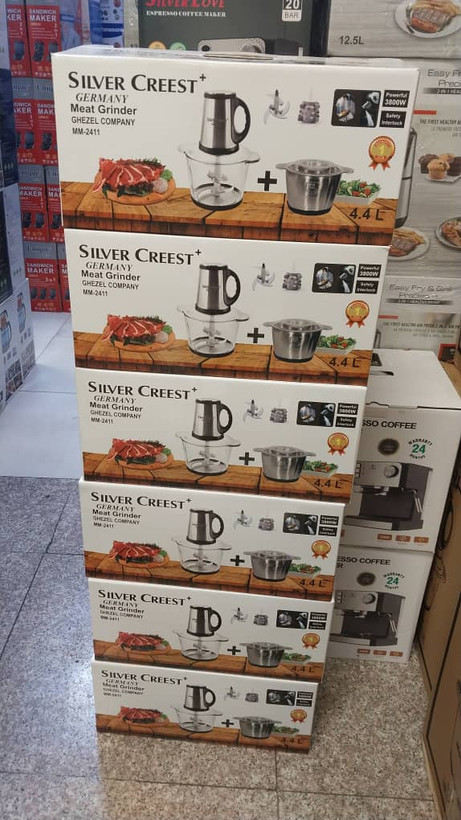 خرید و قیمت بهترین خردکن سیلور کرست ۲ کاسه ۶ تیغه سیر پوست کن مدل 2411