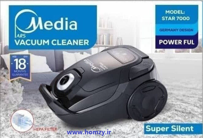 خرید و قیمت جدید جارو برقی خوابیده مدیا مدل 7000 لوله کنفی