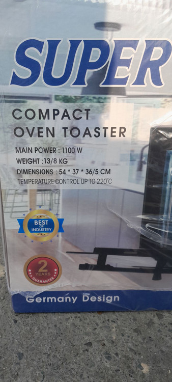 ارزانترین آون توستر فن دار دیجیتال سوپرلوکس 60 لیتری دارای شیشه دوجداره دارای شلف استیک لامپ دوسینی فول امکانات توری میوه خشکن و فن کانوکشن