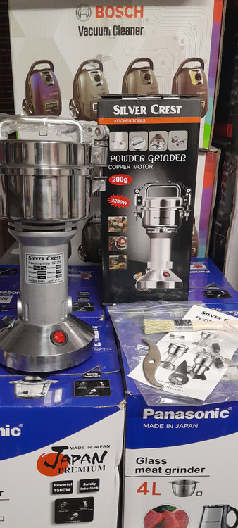 بهترین آسیاب ۲۰۰ گرمی سیلور کرست مدل 200 گرم دارای تیغه یدکی و زغال و فیوز و فرچه