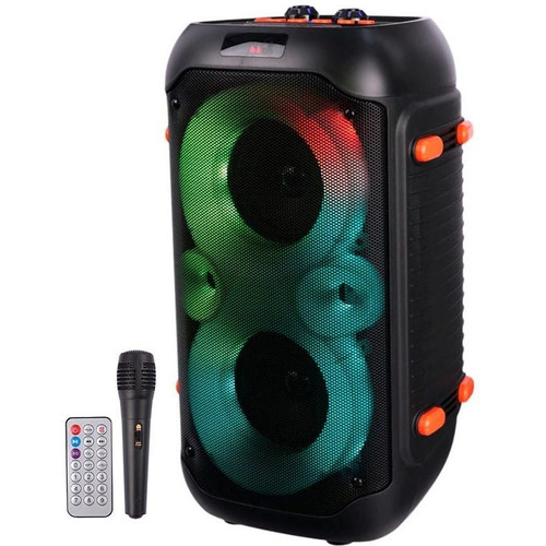 اسپیکر بی سیم قابل حمل Sing-E مدل JQS4402 به همراه میکروفون و ریموت کنترل