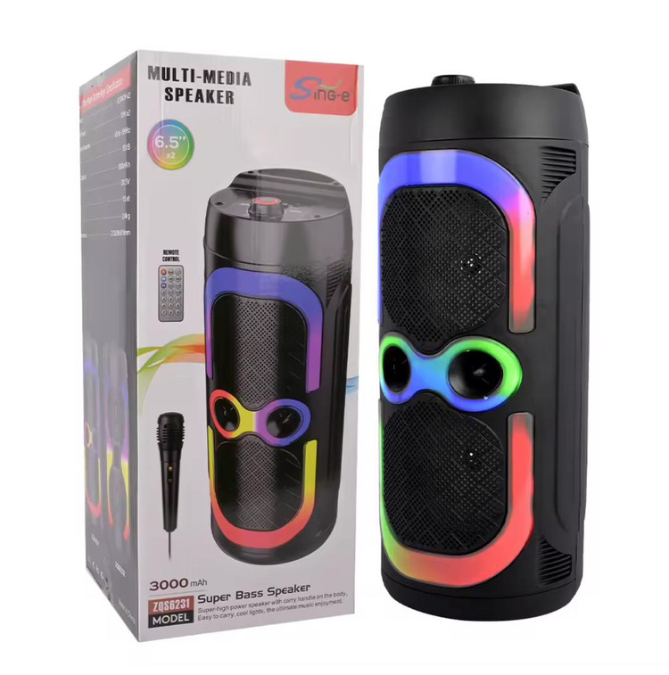Speaker ZQS6231 + Microphone and Remote Control