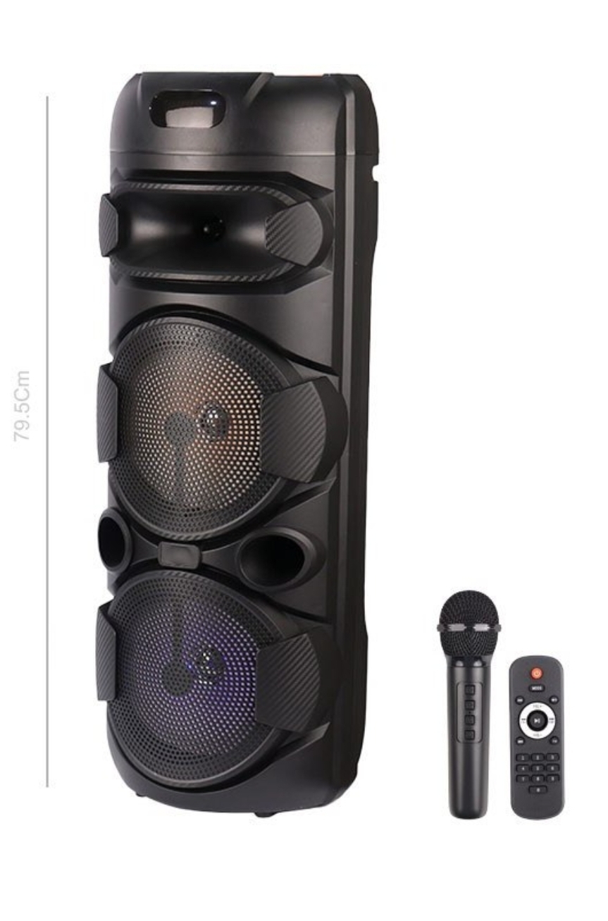 قیمت اسپیکر چمدانی بلوتوثی رم و فلش خور Sing-E ZQS8220 + میکروفون و ریموت