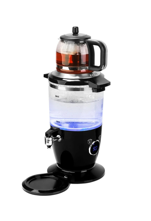 قیمت ارزانترین سماور برقی سیلور کرست مدل AD871 ظرفیت ۳ لیتر