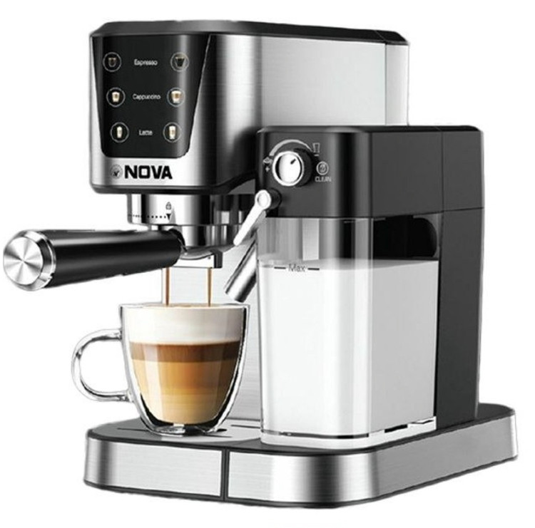 بهترین خرید اسپرسو ساز نوا مدل 196 مخزن شیر لمسی