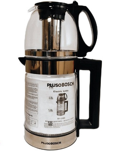 محبوب ترین چای ساز بوش مدل BH 2686 با کتری قوری پیرکس