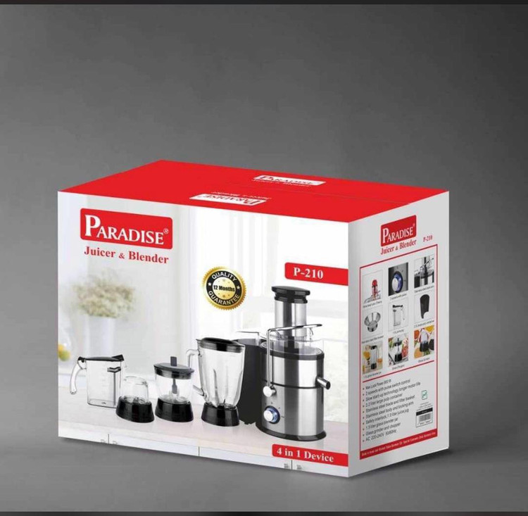 کاملترین آبمیوهگیری چهار کاره PARADISE مدل P-210 پارادایس