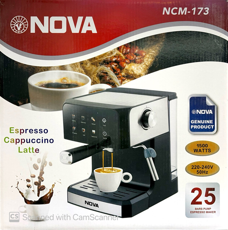 خرید بهترین اسپرسو ساز لمسی نوا NOVA مدل NCM-173