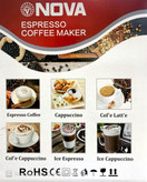 قیمت قویترین اسپرسو ساز لمسی نوا NOVA مدل NCM-173