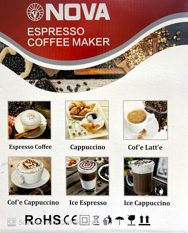 قیمت قویترین اسپرسو ساز لمسی نوا NOVA مدل NCM-173