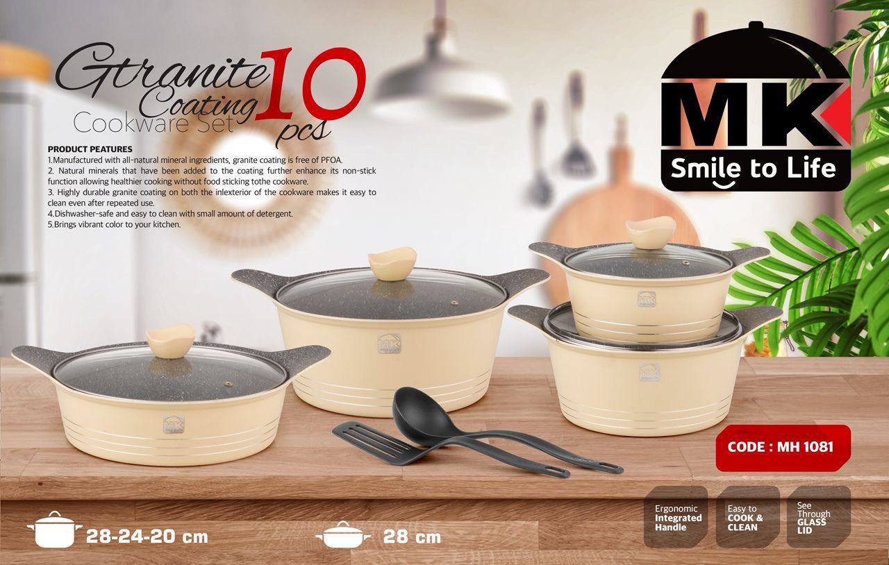 بهترین سرویس قابلمه ۱۰ پارچه MK