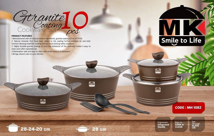 بهترین سرویس قابلمه ۱۰ پارچه MK