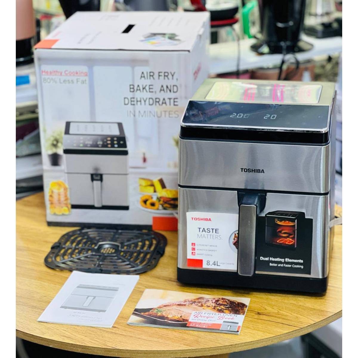 با کیفیت ترین سرخ کن توشیبا AF84 ظرفیت ۸.۴ لیتر بدون روغن