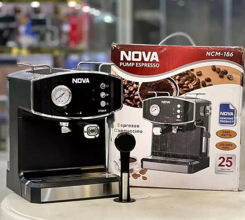 اسپرسو ساز نوا مدل 186 ظرفیت ۱.۶ لیتر ۲۰۰۰ وات