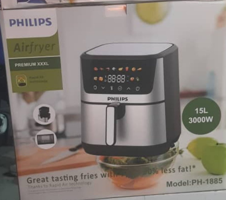 جدیدترین سرخ کن فیلیپس دو المنت مدل PH 1885 ظرفیت ۱۵ لیتر بدون روغن منو لمسی