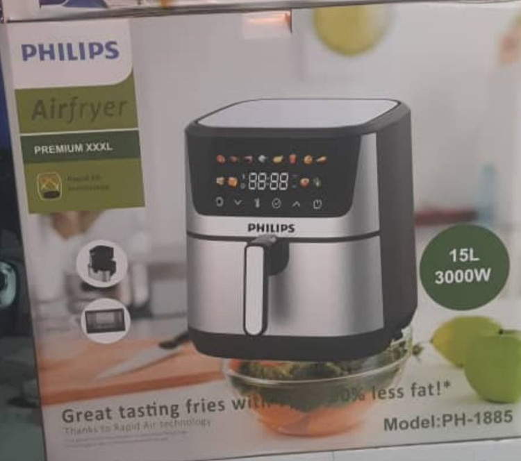 جدیدترین سرخ کن فیلیپس دو المنت مدل PH 1885 ظرفیت ۱۵ لیتر بدون روغن منو لمسی