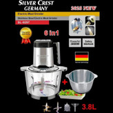 جدیدترین غذاساز دوکاسه فلزی و شیشه ای – توان ۳۰۰۰ وات – ۳.۸ لیتر – ۶ تیغه تیتانیوم و ۴ تیغه رنگین کمانی