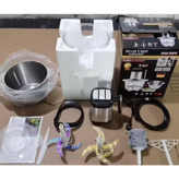 قویترین خردکن دوکاسه استیل و شیشه ای – توان ۳۰۰۰ وات – ۳.۸ لیتر – ۶ تیغه تیتانیوم و ۴ تیغه رنگین کمانی