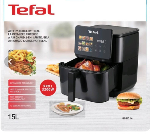 جدیدترین سرخ کن تبلتی 15 لیتر تفال (تیتانیوم) Tefal مدل 804D14