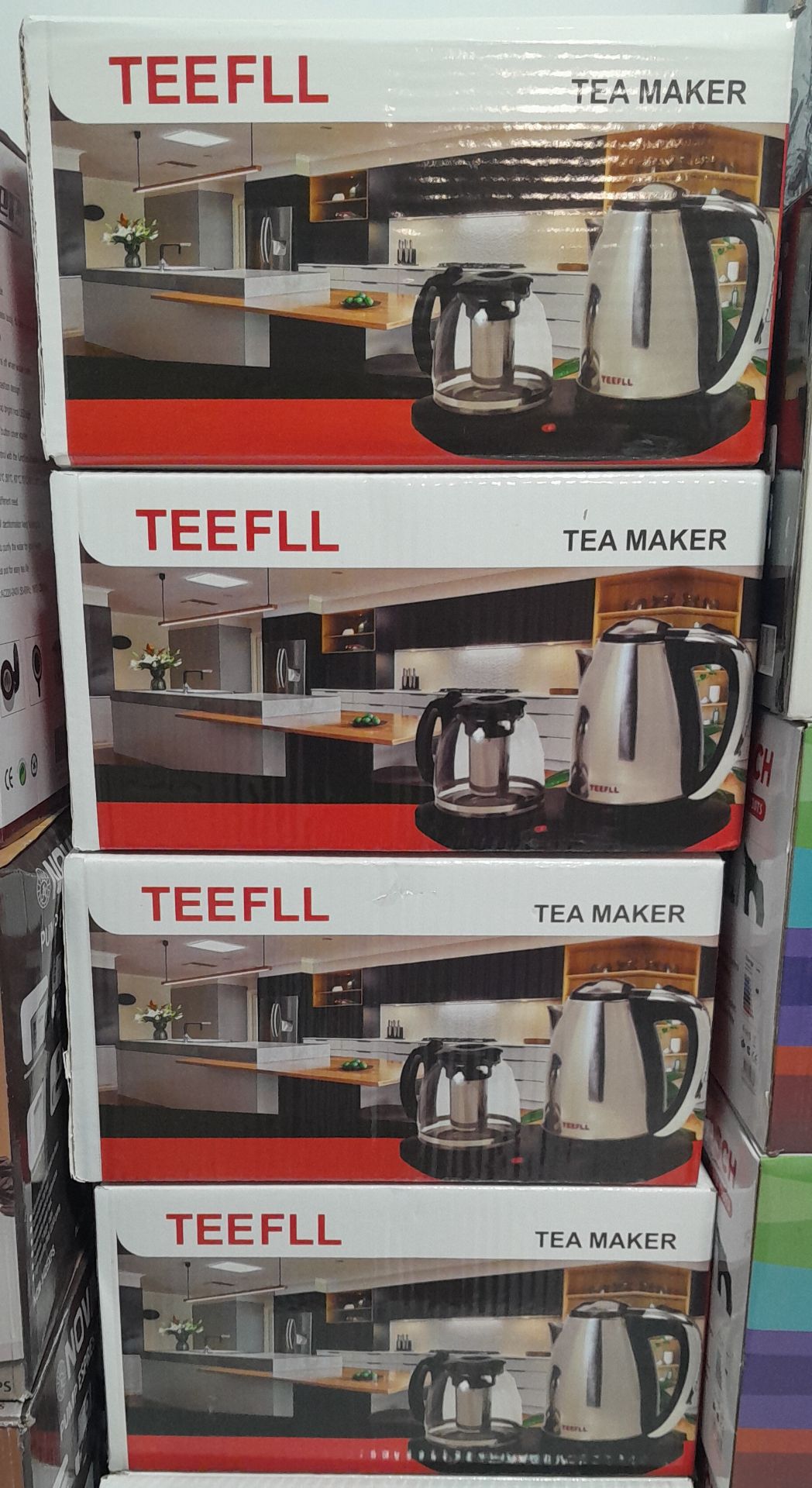 خوبترین چای ساز تیفل مدل TF200 ظرفیت ۲ لیتر با کتری استیل