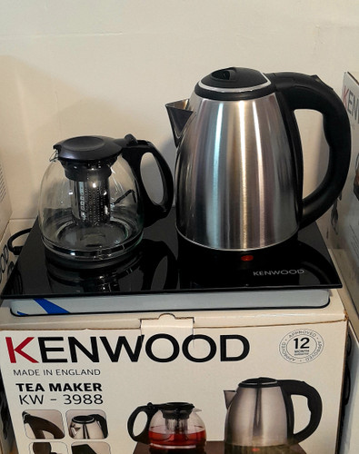 ارزانترین قیمت و بهترین چایساز کنوود کنار همی کتری استیل مدل 3988 چای ساز کنود