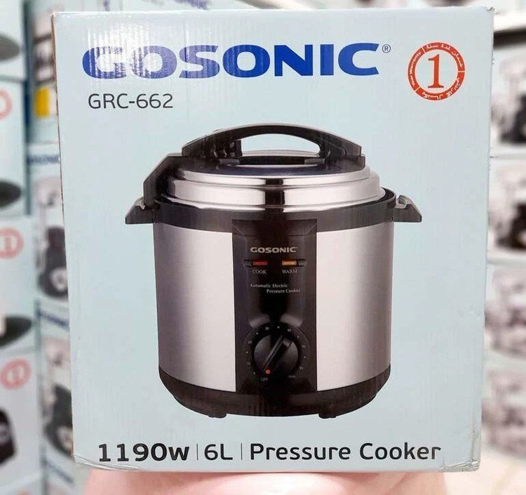 خرید + قیمت پرفروشترین زودپز آنالوگ گوسونیک مدل GRC-662 ظرفیت 6 لیتر بهمراه عکس و نحوه کارکرد فروشگاه homzy