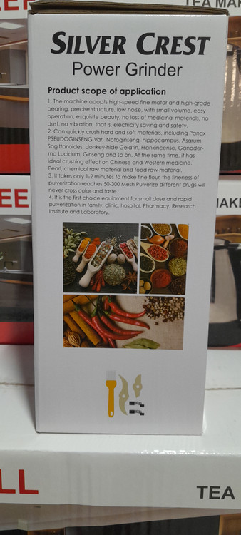 بهترین اسیاب سیلور کرست مدل 2026 200g دارای ۶ تیغ طلایی با تیغه یدک فیوز و براش ۲۰۰ گرم