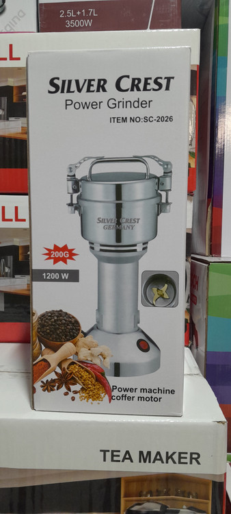 قویترین اسیاب سیلور کرست مدل 2026 200g دارای ۶ تیغ طلایی با تیغه یدک فیوز و براش ۲۰۰ گرم سری جدید