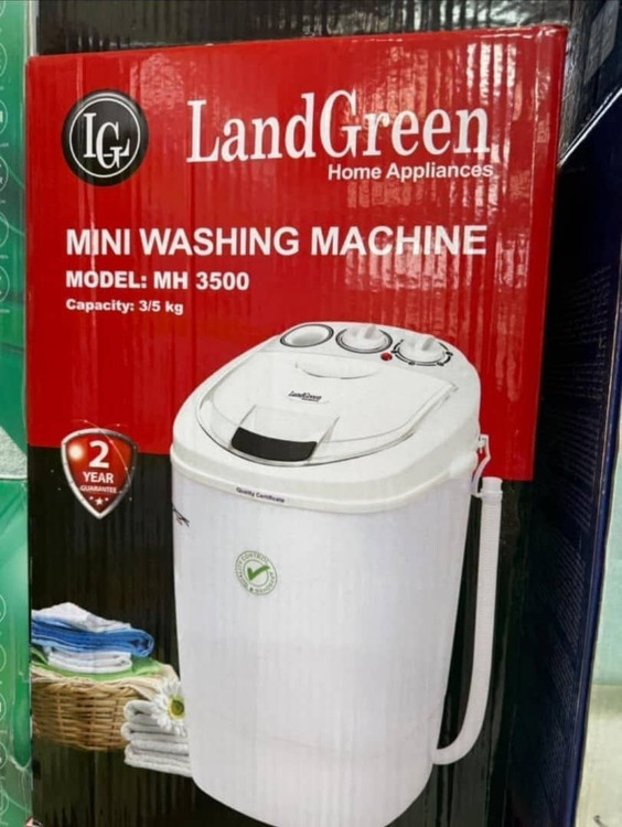 بهترین مینی واش لندگرین مدل MH3500 ظرفیت ۳.۵ کیلوگرم کمصدا