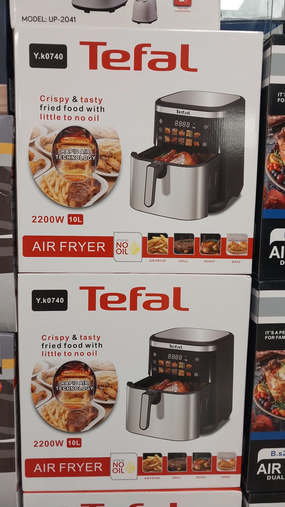 سرخ کن رژیمی تفال مدل YK0740 با ظرفیت 10 لیتر و توان 2200 وات